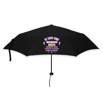 Maman ninja, cadeau fête des mères, Humour - Parapluie standard - noir - Devant