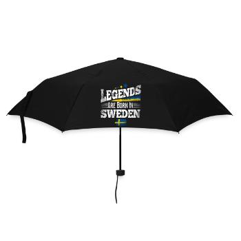 Sweden legends - Umbrella (small) - black - Front