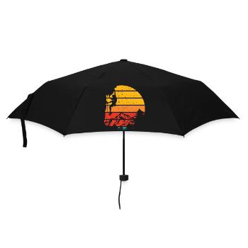 Vintage Indoor Rock Climbing - Umbrella (small) - black - Front