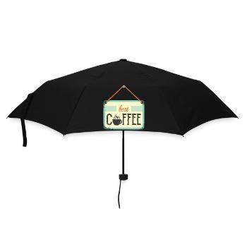 best coffee café icon coffee sign icon logo - Umbrella (small) - black - Front