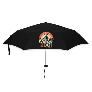 Birthday Gift In October 2001 Vintage - Umbrella (small) - black - Front
