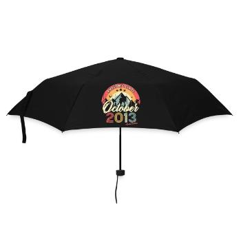 Cadeau D'anniversaire En Octobre 2013 Vintage - Parapluie standard - noir - Devant