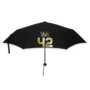 42 Number crown - Umbrella (small) - black - Front