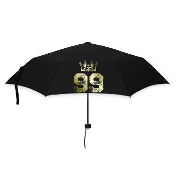 99 Couronne numérique - Parapluie standard - noir - Devant
