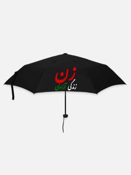 Women life freedom - Regenschirm (klein) - Schwarz
