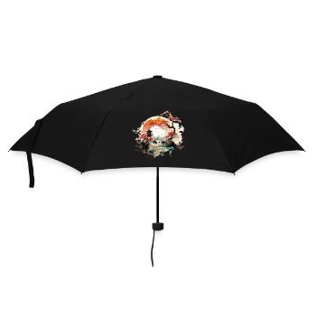 Paysage japonais - Parapluie standard - noir - Devant
