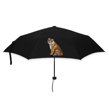 Tiger - Umbrella (small) - black - Front