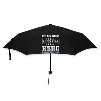 Oma Limited Edition Spruch - Regenschirm (klein) - Schwarz - Vorne