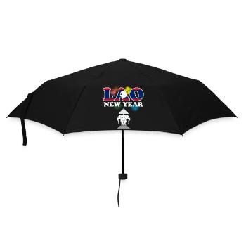 Laos Laote Laoten Neujahr I Geschenk - Regenschirm (klein) - Schwarz - Vorne