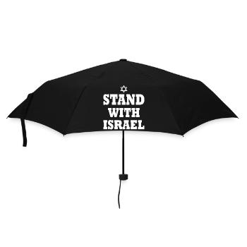 Stand with israel - Parapluie standard - noir - Devant