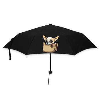 Chihuahua / small dog / animal / tiny / breed - Umbrella (small) - black - Front