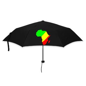 afrique - Parapluie standard - noir - Devant