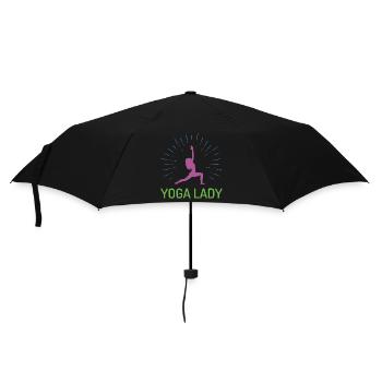 Yoga Girl - Umbrella (small) - black - Front