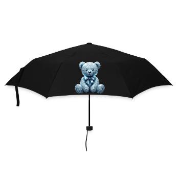 Crystal Bear Diamond Diamonds - Umbrella (small) - black - Front