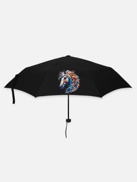 Horse - Umbrella (small) - black