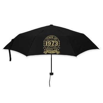 Vintage 1973 Birthday 1973 Retro Gift - Umbrella (small) - black - Front