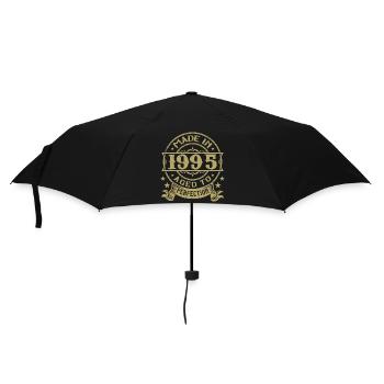 Jahrgang 1995 Geburtstag 1995 Retro Geschenk - Regenschirm (klein) - Schwarz - Vorne