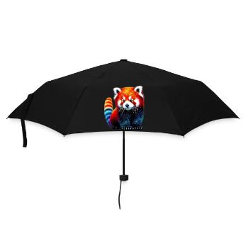 Petit panda - Parapluie standard - noir - Devant