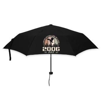 Incomparable depuis juillet 2006, 18e Anniversaire - Parapluie standard - noir - Devant