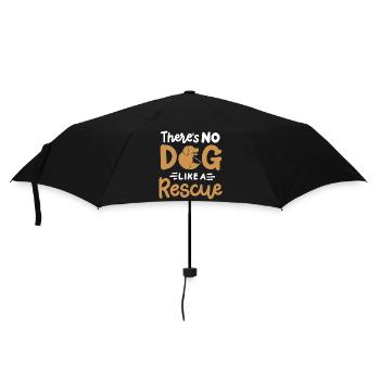 Hunderettung Hundeliebhaber - Regenschirm (klein) - Schwarz - Vorne