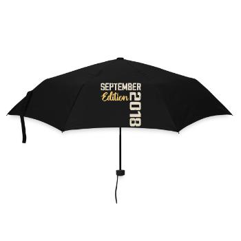 September 2018 - 6th Anniversary September 2018 - Umbrella (small) - black - Front