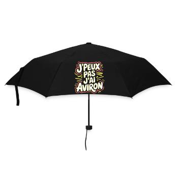 J'peux pas j'ai aviron - Parapluie standard - noir - Devant