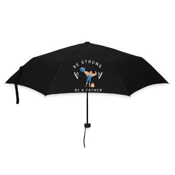 SEI STARK, SEI VATER - Regenschirm (klein) - Schwarz - Vorne