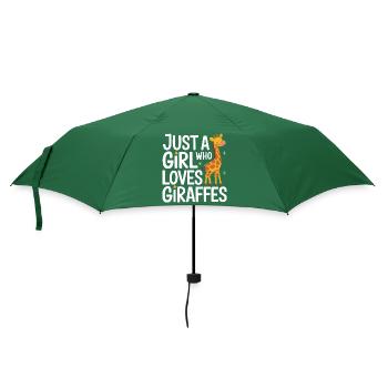 Girafe Animal Girafes d’Afrique - Parapluie standard - vert bouteille - Devant