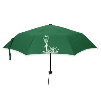 La Statue de la Liberté se noie - Parapluie standard - vert bouteille - Devant