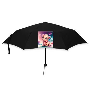 Baby Kamel - Regenschirm (klein) - Schwarz - Vorne