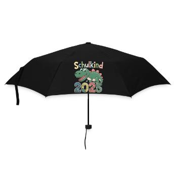 School Child 2025 First Year Dinosaur Dino - Umbrella (small) - black - Front