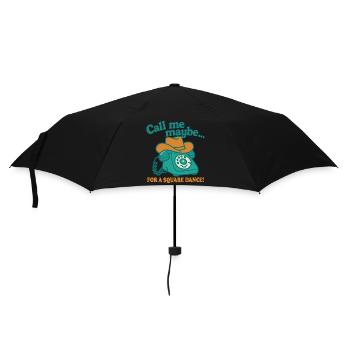 Call me for a Square Dance - Umbrella (small) - black - Front