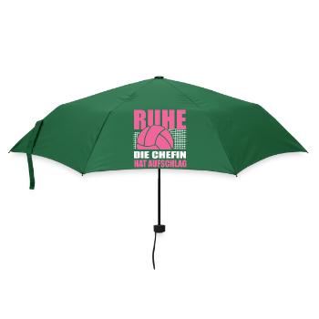 Volleyball Coach Gifts Volleyball Player - Umbrella (small) - bottlegreen - Front