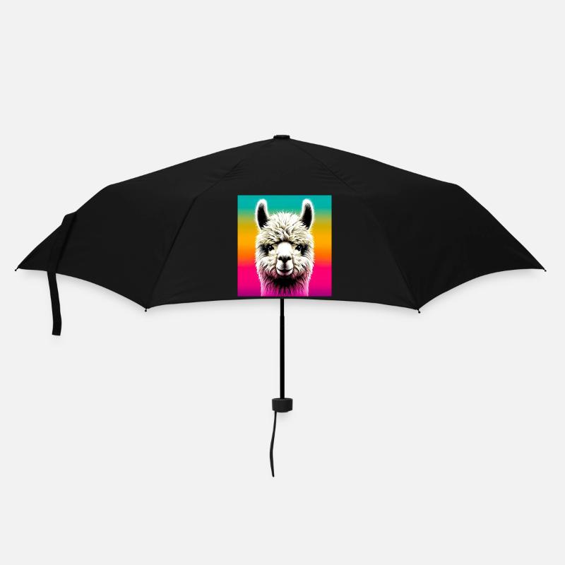 Alpaka - Regenschirm (klein) - Schwarz