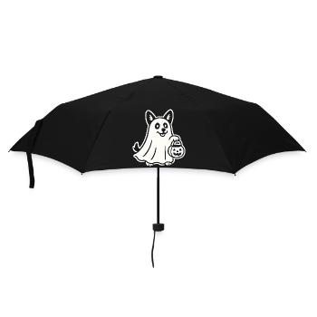 Halloween Ghost Dog - Umbrella (small) - black - Front