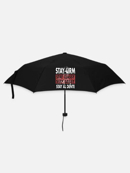Stay Al Dente- Funny Sassy Chef - Umbrella (small) - black