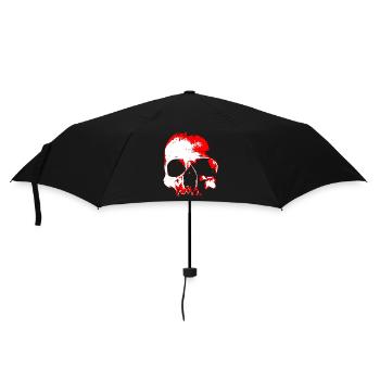 Red Skull Contrast - Umbrella (small) - black - Front