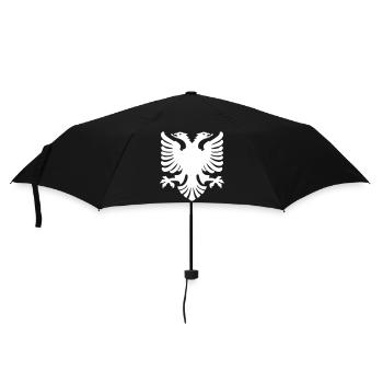 Shqipe Eagle – Albania Double Head National Flag - Umbrella (small) - black - Front