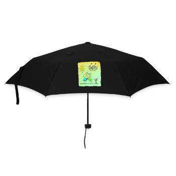 Better together Drawing - Umbrella (small) - black - Front
