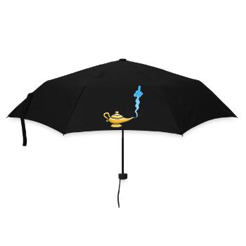 Der böse Genie - Regenschirm (klein) - Schwarz - Vorne