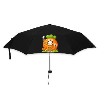 La Maison de la Carotte avec le Lapin - Parapluie standard - noir - Devant