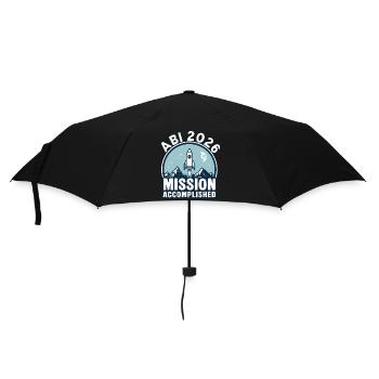 Abi 2026 - Mission accomplie - Parapluie standard - noir - Devant