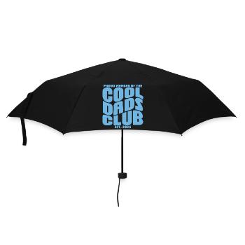 Club des papas cool - Cadeau de la fête des pères 2026 - Parapluie standard - noir - Devant