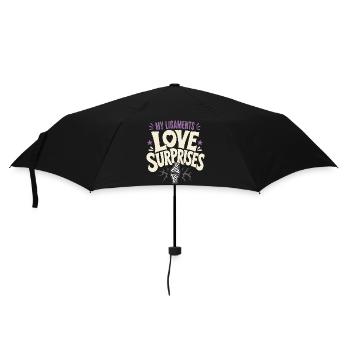 Eds-bewusstsein Ehlers-danlos Zebra-krieger - Regenschirm (klein) - Schwarz - Vorne