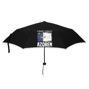 Island trip Azores - Umbrella (small) - black - Front