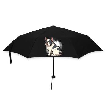 Bouledogue français Frenchie Propriétaire de Frenchie - Parapluie standard - noir - Devant
