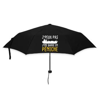 J'peux pas j'me barre en péniche - Parapluie standard - noir - Devant