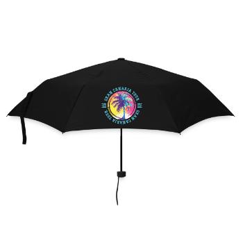 Gran Canaria Tour Palmiers Coloré - Parapluie standard - noir - Devant