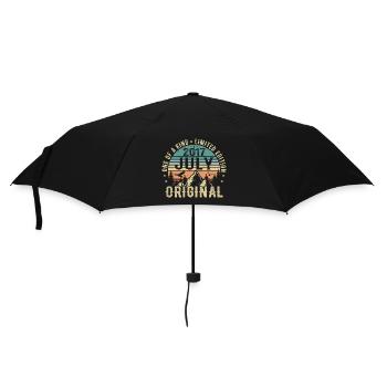 Juli 2017 Geburtstag Juli 2017 Geburtstagsgeschenk - Regenschirm (klein) - Schwarz - Vorne