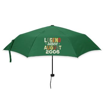 Août 2006 Anniversaire Août 2006 - Août 2006 - Parapluie standard - vert bouteille - Devant